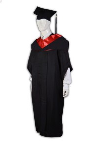 DA006 custom made university graduation gowns hong kong